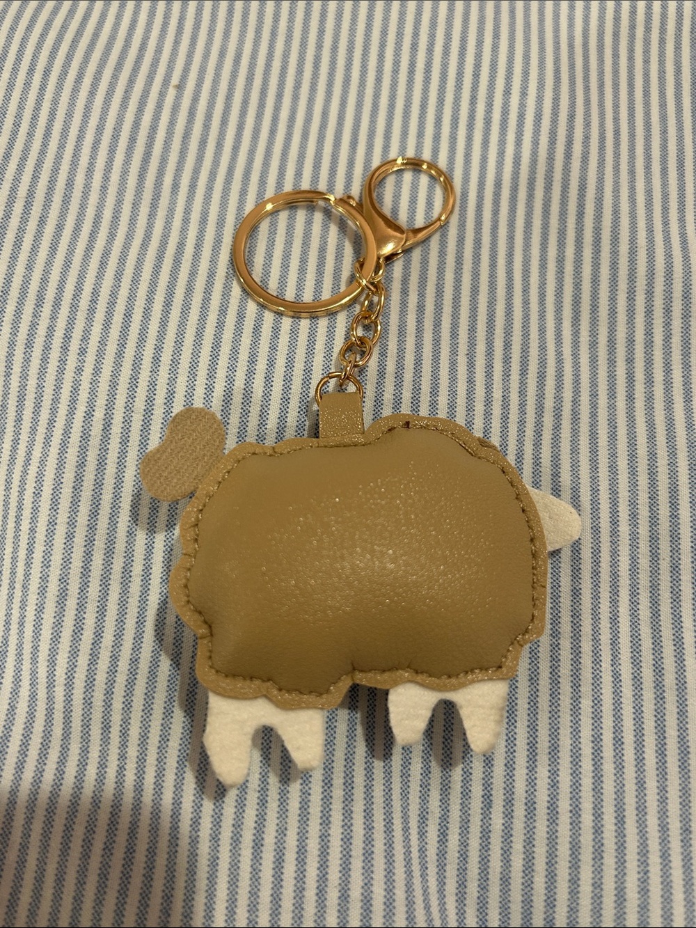 Kids Cute Lamb Keychain Bag Charm - Brown - Picture 2 of 2